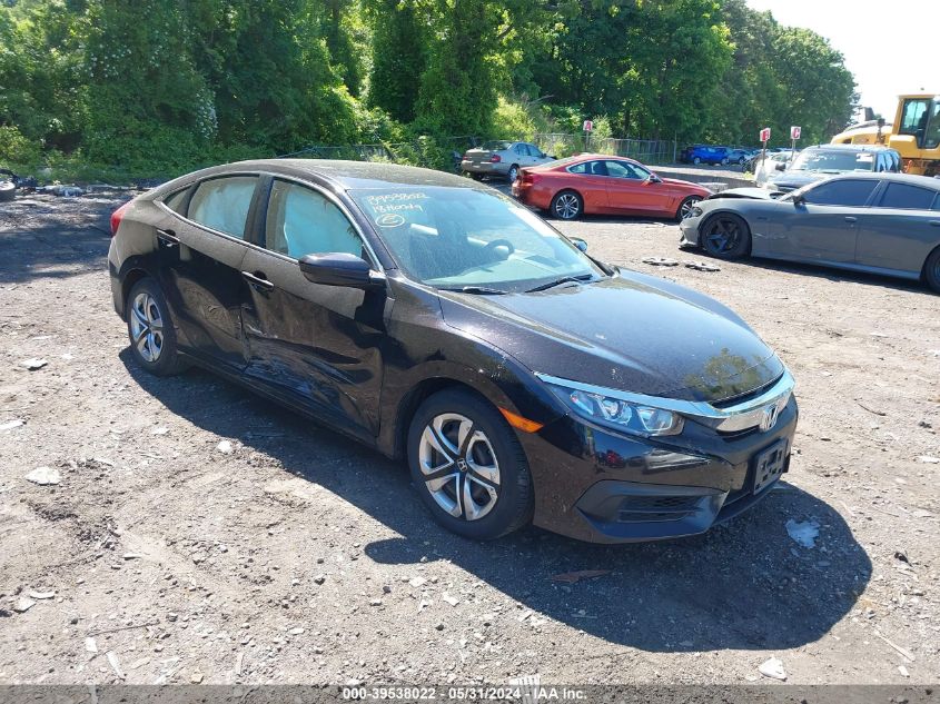 2018 Honda Civic Lx VIN: 2HGFC2F58JH560122 Lot: 39538022