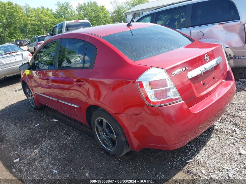 2010 Nissan Sentra 2.0S VIN: 3N1AB6AP3AL686748 Lot: 39538047