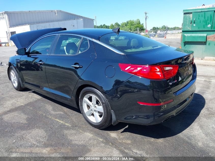 2014 Kia Optima Lx VIN: 5XXGM4A79EG323538 Lot: 39538069