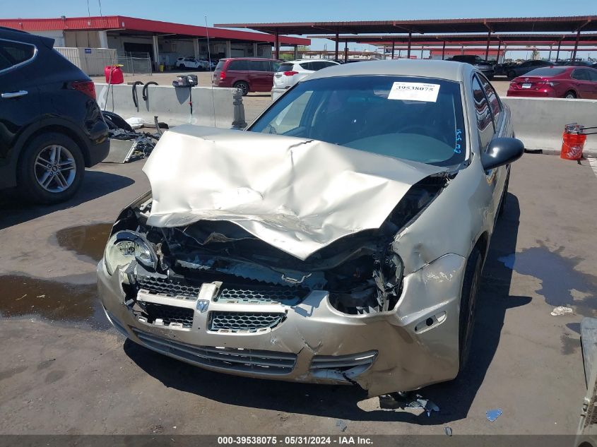 2003 Dodge Neon Se VIN: 1B3ES26C83D169601 Lot: 39538075