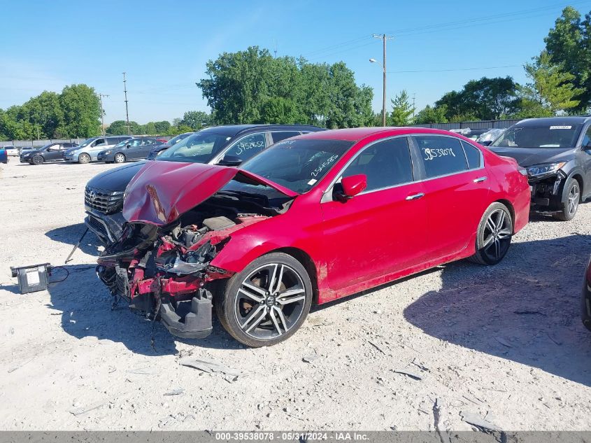 1HGCR2F55HA254585 2017 HONDA ACCORD - Image 2