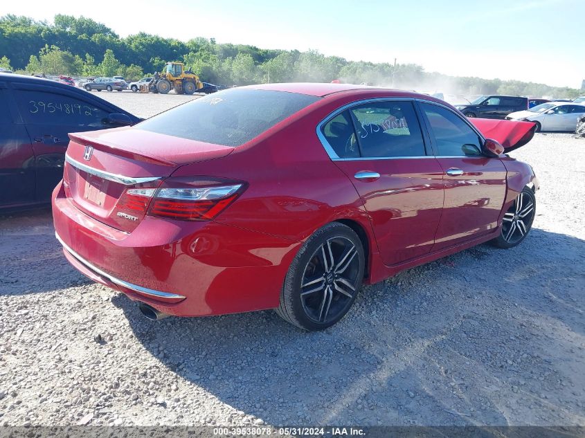 1HGCR2F55HA254585 2017 Honda Accord Sport