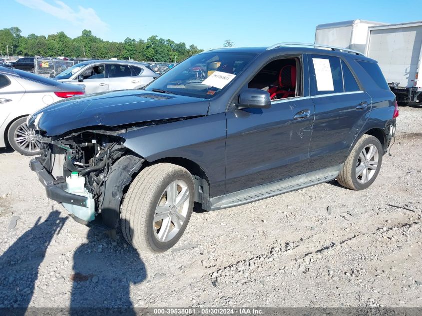 2013 Mercedes-Benz Ml 350 350 VIN: 4JGDA5JBXDA213125 Lot: 39538081