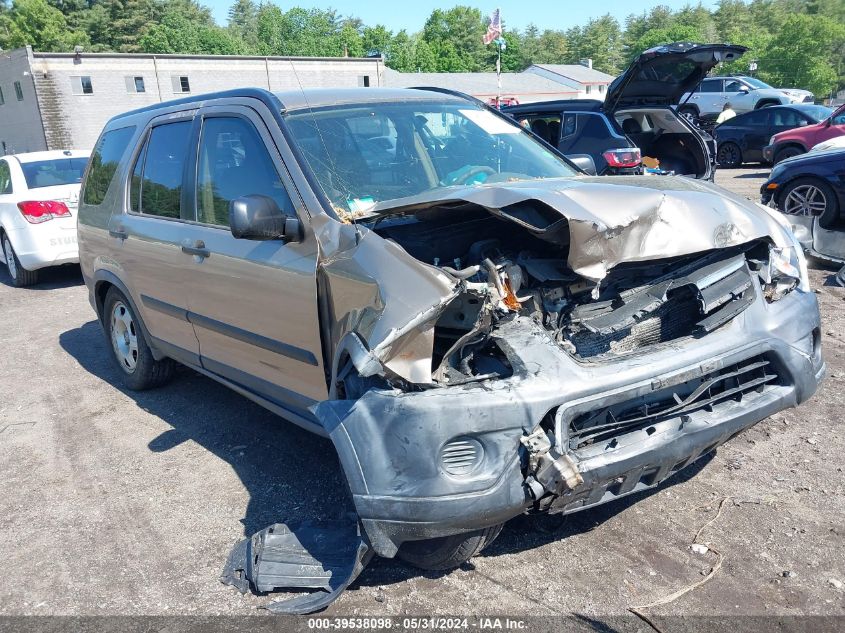 2005 Honda Cr-V Lx VIN: JHLRD685X5C001714 Lot: 39538098