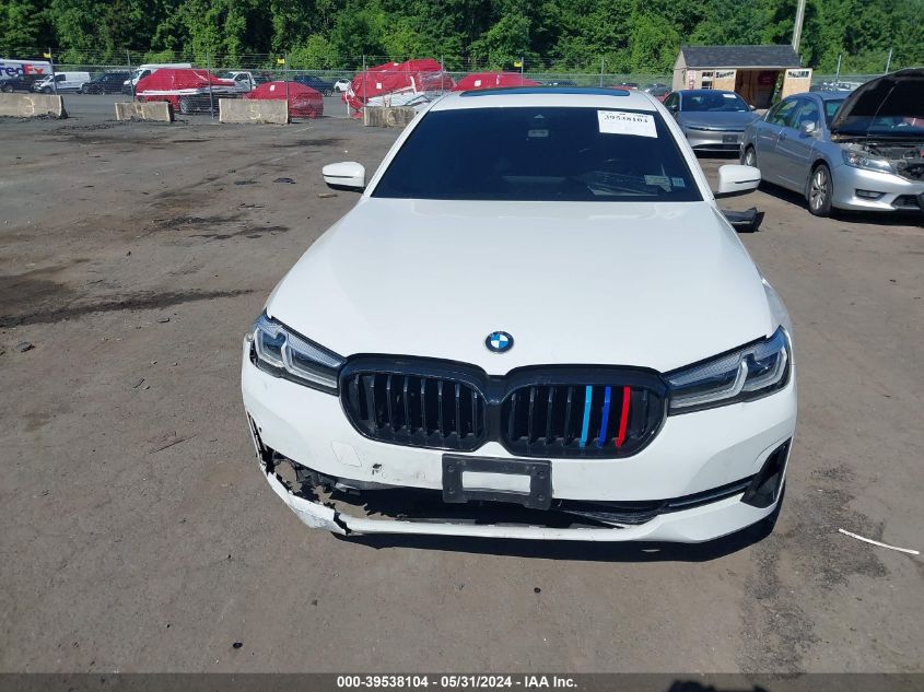 2021 BMW 530I xDrive VIN: WBA13BJ07MCF64903 Lot: 39538104