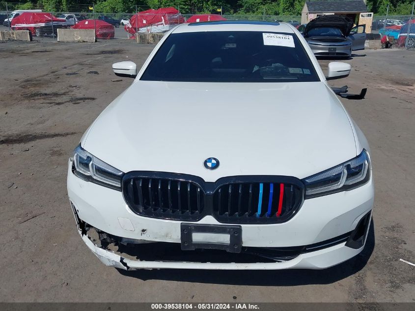 2021 BMW 530I xDrive VIN: WBA13BJ07MCF64903 Lot: 39538104