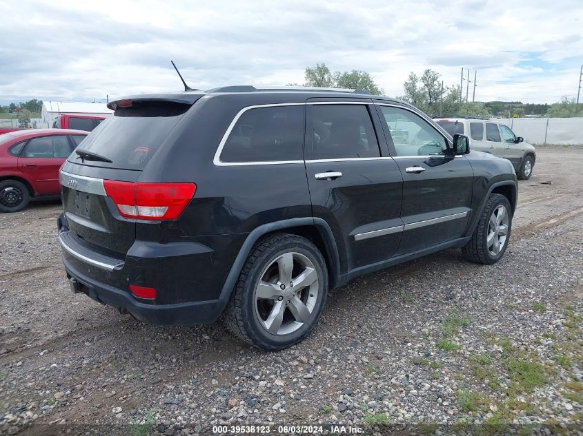 2011 Jeep Grand Cherokee Overland VIN: 1J4RR6GT2BC701344 Lot: 39538123