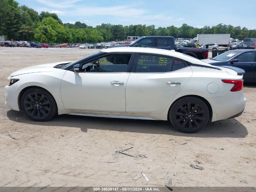 2017 Nissan Maxima 3.5 Sr VIN: 1N4AA6APXHC390265 Lot: 39538147