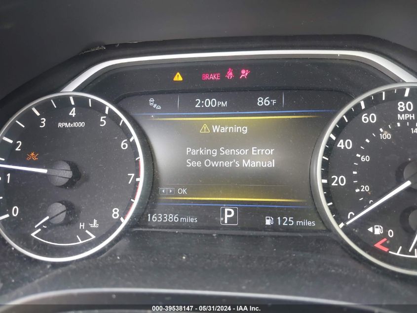 2017 Nissan Maxima 3.5 Sr VIN: 1N4AA6APXHC390265 Lot: 39538147