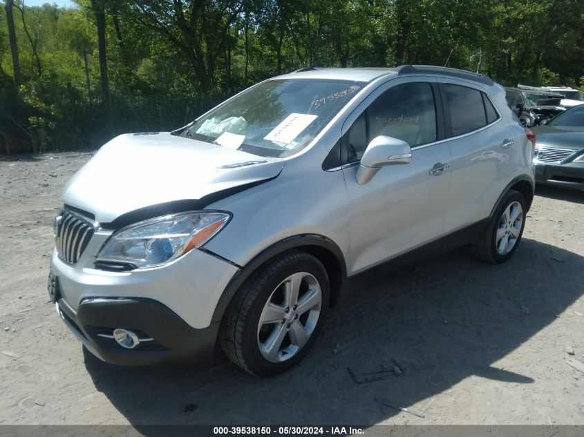 2015 Buick Encore Leather VIN: KL4CJGSB8FB266343 Lot: 39538150