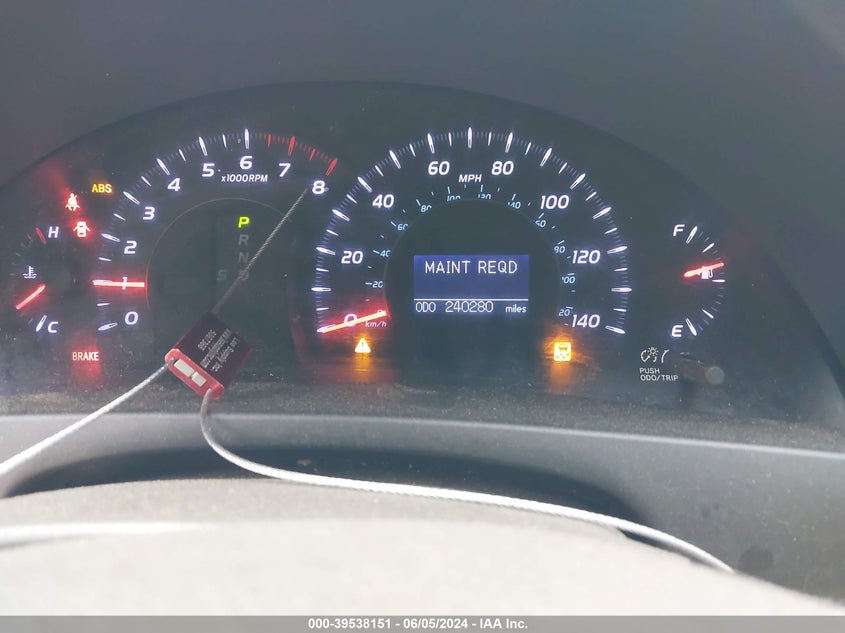 2010 Toyota Camry Xle VIN: 4T4BF3EK3AR038031 Lot: 39538151