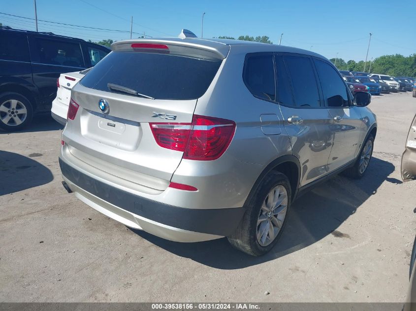 2013 BMW X3 xDrive28I VIN: 5UXWX9C52D0D08442 Lot: 39538156