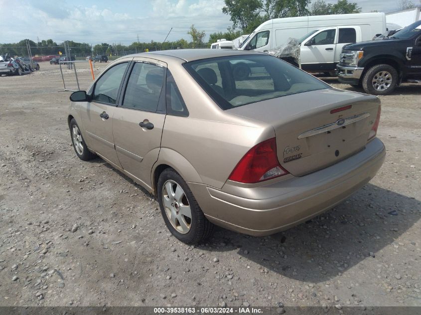 2001 Ford Focus Zts VIN: 1FAFP38371W332740 Lot: 39538163