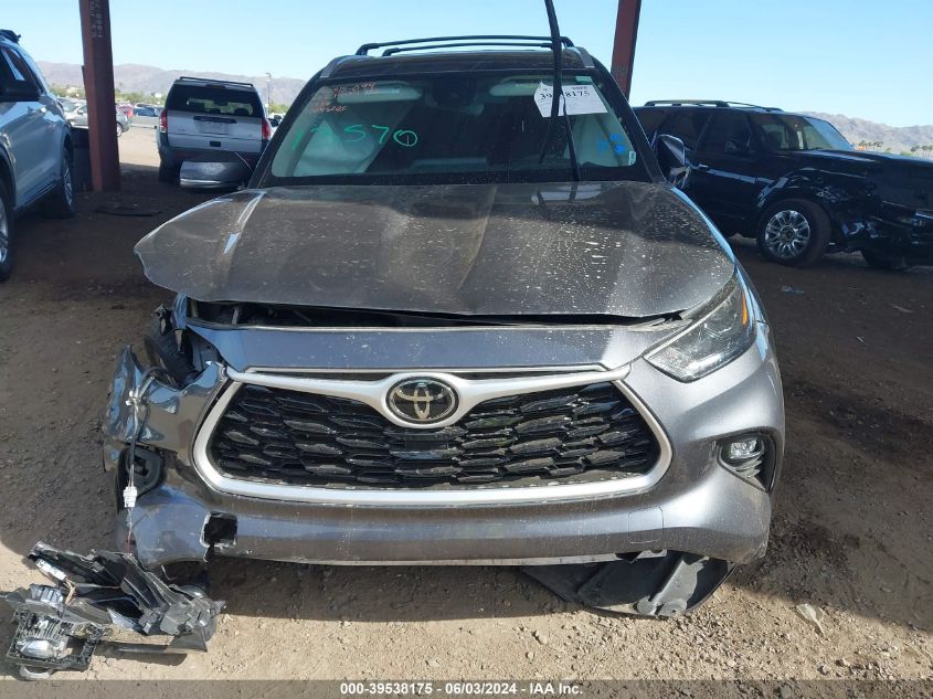 2022 Toyota Highlander Xle VIN: 5TDHZRBH7NS591738 Lot: 39538175