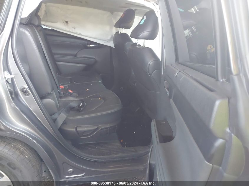 2022 Toyota Highlander Xle VIN: 5TDHZRBH7NS591738 Lot: 39538175