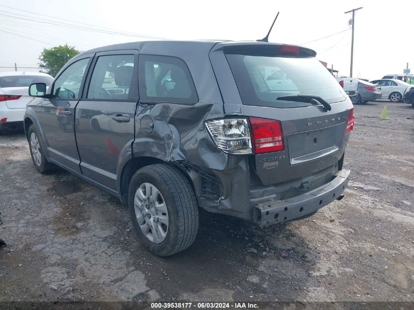 2013 Dodge Journey Se VIN: 3C4PDCAB8DT709983 Lot: 39538177