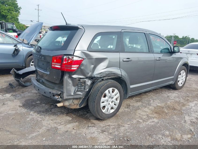 2013 Dodge Journey Se VIN: 3C4PDCAB8DT709983 Lot: 39538177