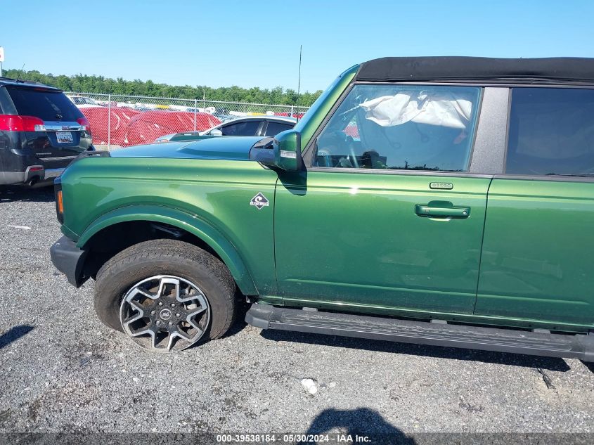 2023 Ford Bronco Outer Banks VIN: 1FMDE5BH7PLB43325 Lot: 39538184