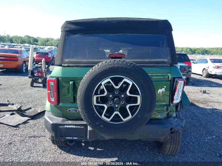 2023 Ford Bronco Outer Banks VIN: 1FMDE5BH7PLB43325 Lot: 39538184