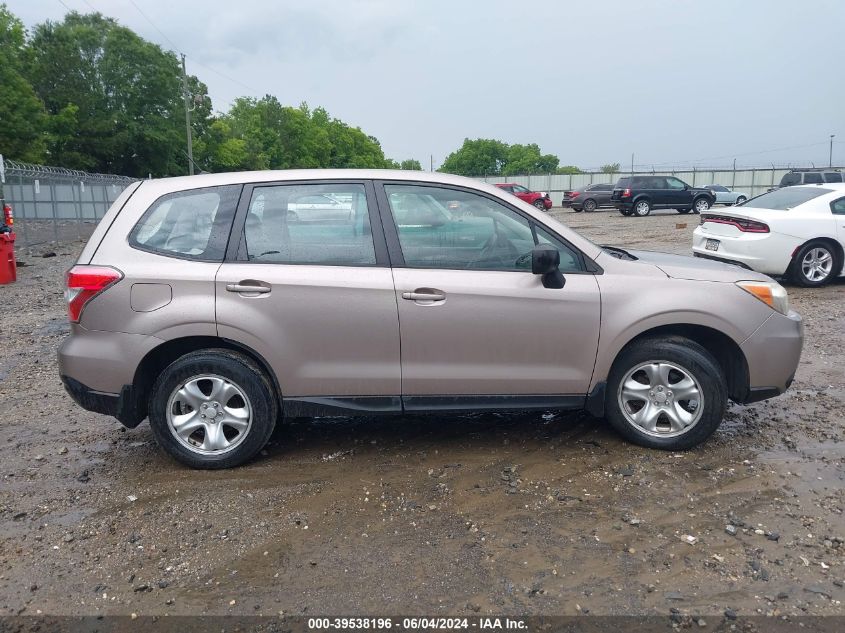 2014 Subaru Forester 2.5I VIN: JF2SJAAC1EH464817 Lot: 39538196