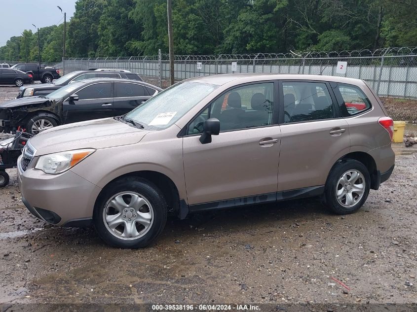 2014 Subaru Forester 2.5I VIN: JF2SJAAC1EH464817 Lot: 39538196