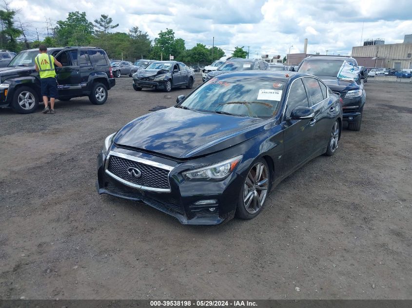 2016 Infiniti Q50 3.0T Sport VIN: JN1EV7AR8GM340872 Lot: 39538198