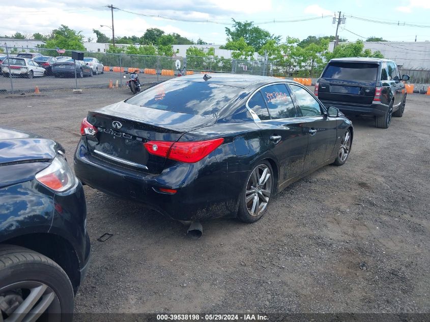 2016 Infiniti Q50 3.0T Sport VIN: JN1EV7AR8GM340872 Lot: 39538198