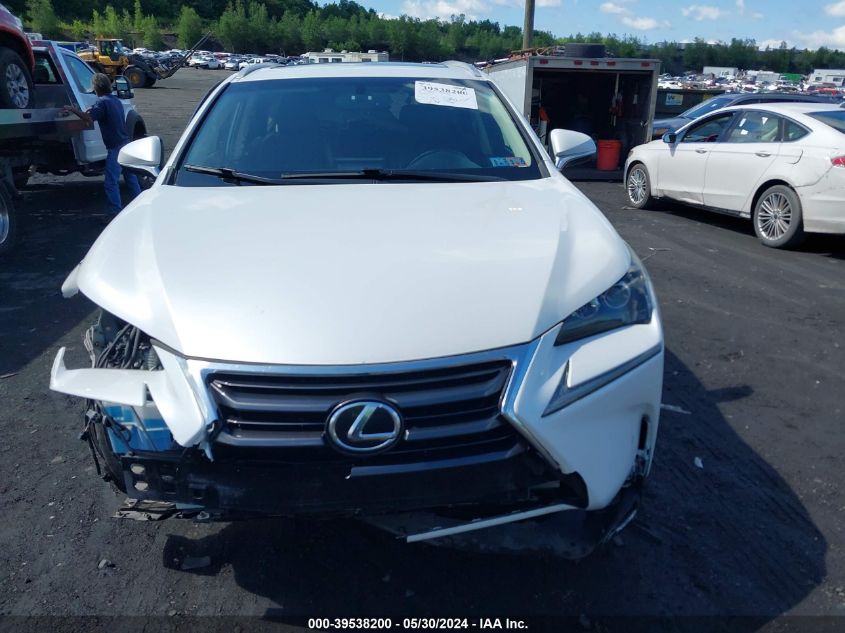 2015 Lexus Nx 200T VIN: JTJBARBZ9F2023423 Lot: 39538200