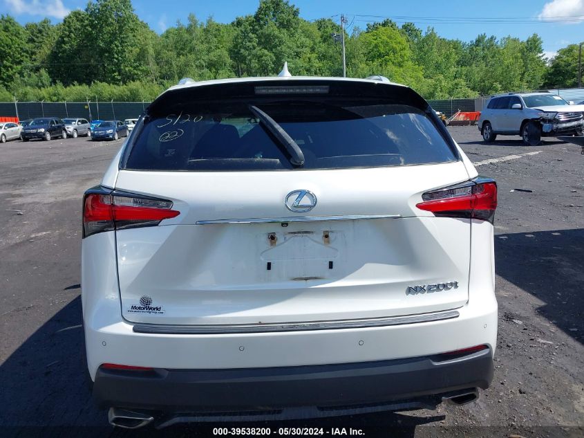 2015 Lexus Nx 200T VIN: JTJBARBZ9F2023423 Lot: 39538200