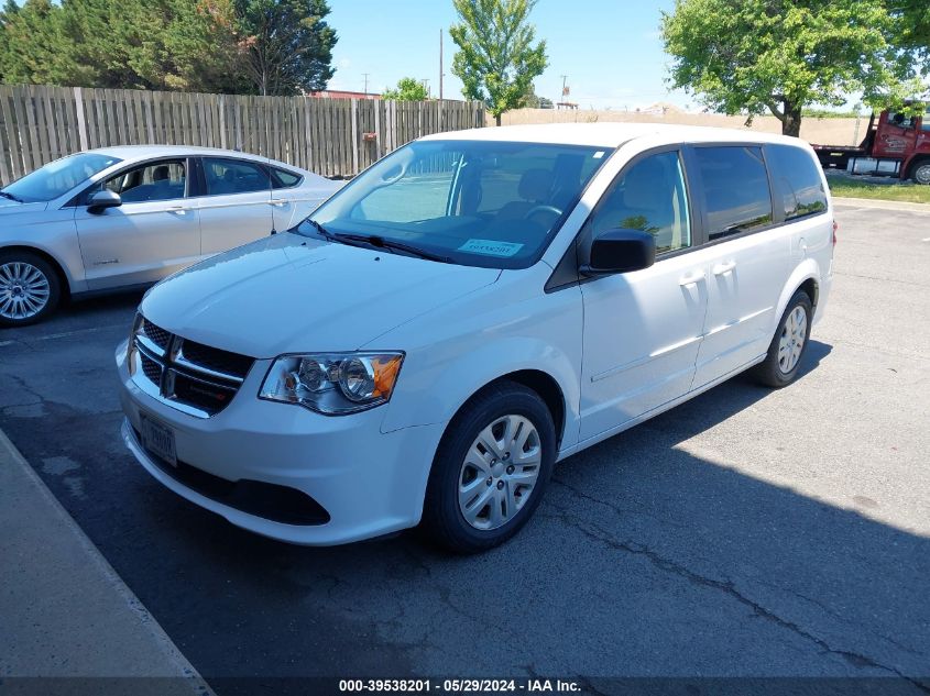 2016 Dodge Grand Caravan Se VIN: 2C4RDGBG1GR114622 Lot: 39538201