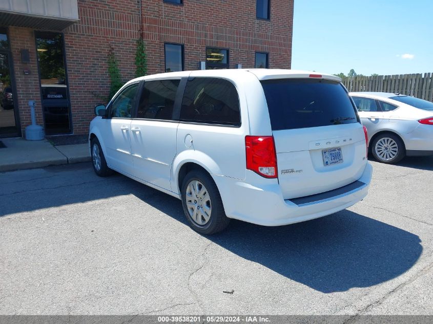 2016 Dodge Grand Caravan Se VIN: 2C4RDGBG1GR114622 Lot: 39538201