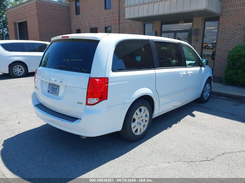 2016 Dodge Grand Caravan Se VIN: 2C4RDGBG1GR114622 Lot: 39538201