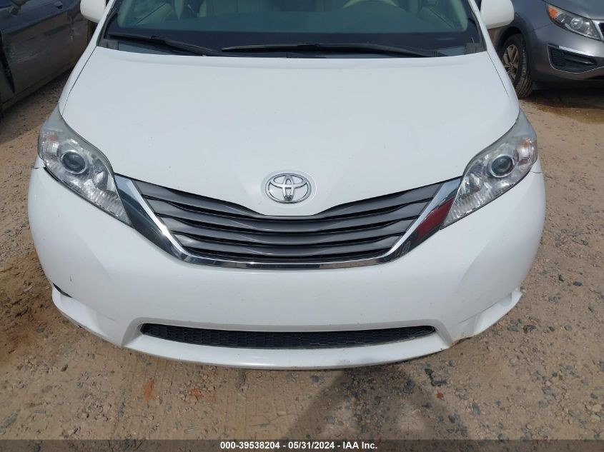 2012 Toyota Sienna Xle V6 8 Passenger VIN: 5TDYK3DC5CS180077 Lot: 39538204