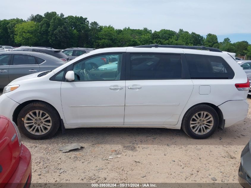 2012 Toyota Sienna Xle V6 8 Passenger VIN: 5TDYK3DC5CS180077 Lot: 39538204