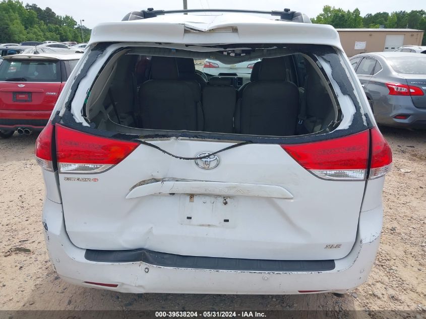 2012 Toyota Sienna Xle V6 8 Passenger VIN: 5TDYK3DC5CS180077 Lot: 39538204