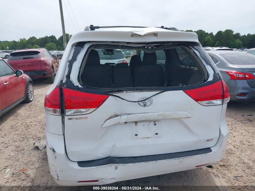 2012 Toyota Sienna Xle V6 8 Passenger VIN: 5TDYK3DC5CS180077 Lot: 39538204