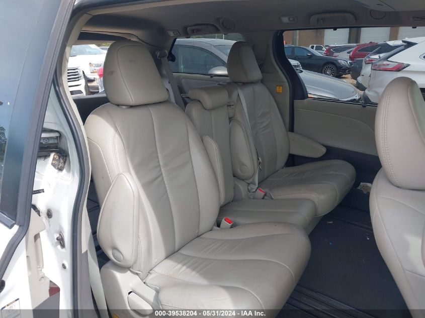 2012 Toyota Sienna Xle V6 8 Passenger VIN: 5TDYK3DC5CS180077 Lot: 39538204