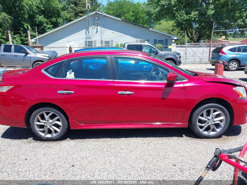 2013 Nissan Sentra S/Sv/Sr/Sl VIN: 3N1AB7AP4DL799425 Lot: 39538211