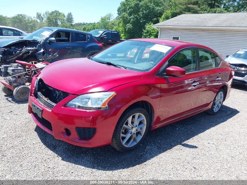 2013 Nissan Sentra S/Sv/Sr/Sl VIN: 3N1AB7AP4DL799425 Lot: 39538211