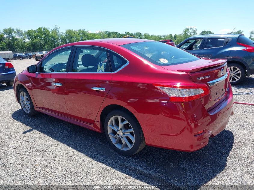 2013 Nissan Sentra S/Sv/Sr/Sl VIN: 3N1AB7AP4DL799425 Lot: 39538211