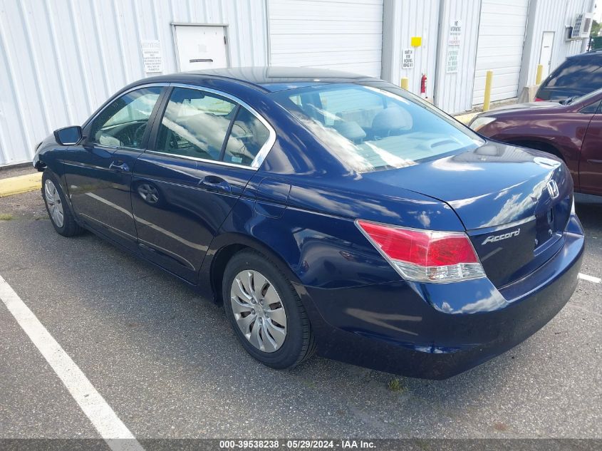 2010 Honda Accord 2.4 Lx VIN: 1HGCP2F36AA052591 Lot: 39538238