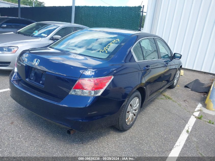 2010 Honda Accord 2.4 Lx VIN: 1HGCP2F36AA052591 Lot: 39538238