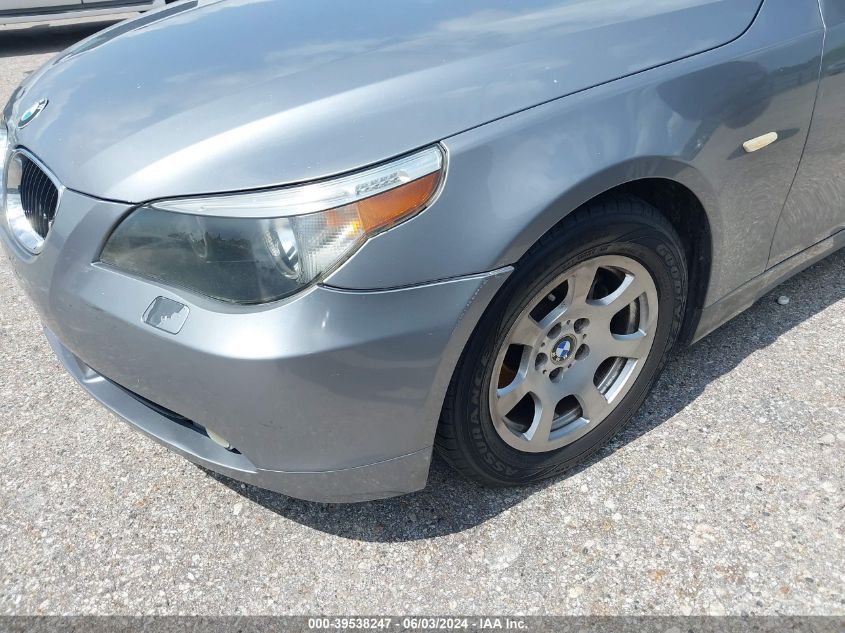 2004 BMW 525I VIN: WBANA53504B852993 Lot: 39538247