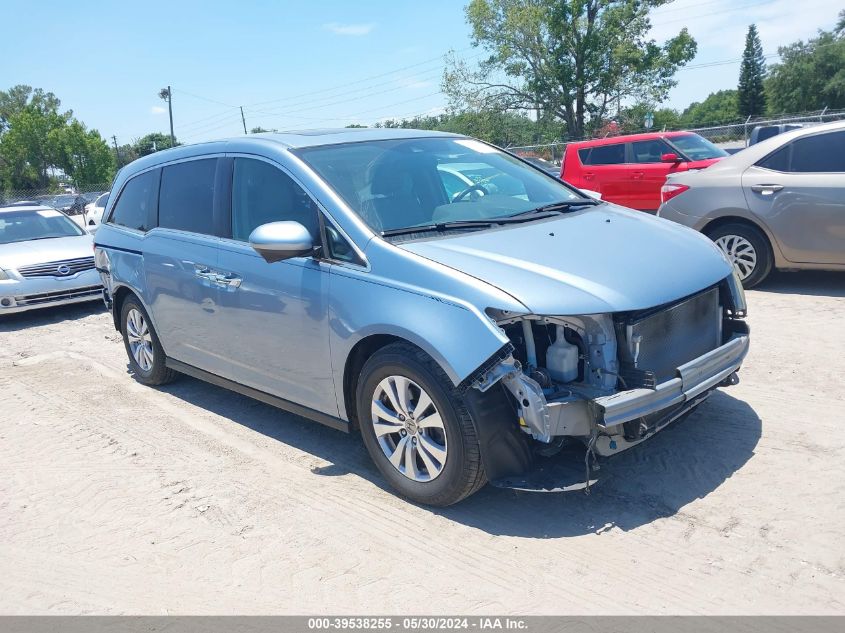 2014 Honda Odyssey Ex-L VIN: 5FNRL5H63EB123692 Lot: 39538255