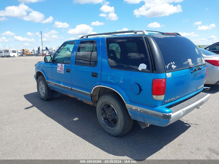 1995 Chevrolet Blazer VIN: 1GNDT13W7S2109973 Lot: 39538260