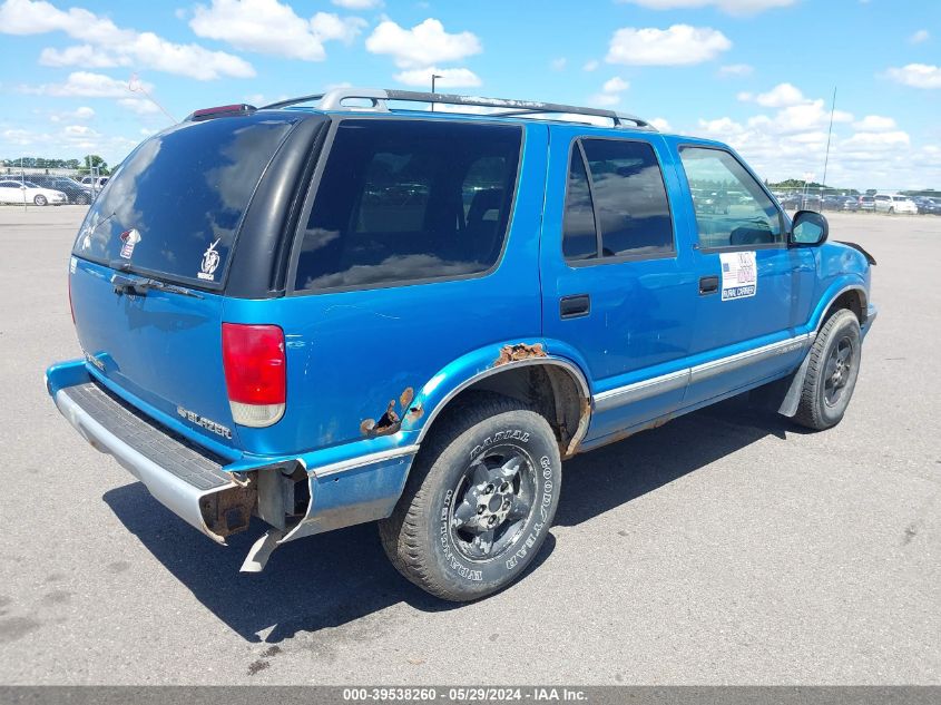 1995 Chevrolet Blazer VIN: 1GNDT13W7S2109973 Lot: 39538260