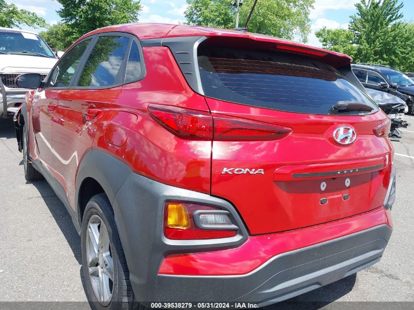 2019 Hyundai Kona Se VIN: KM8K1CAA4KU336336 Lot: 39538279