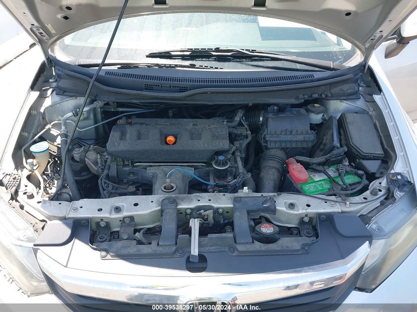 2012 Honda Civic Lx VIN: 19XFB2F5XCE306914 Lot: 39538297