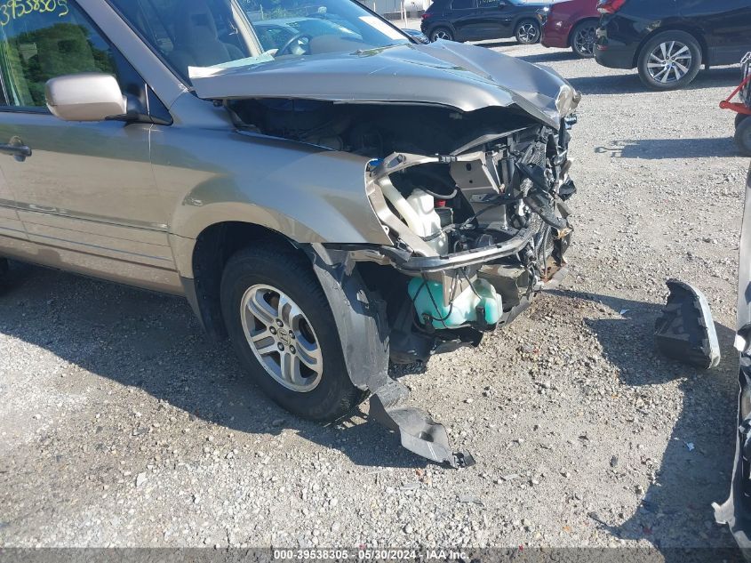 2005 Honda Pilot Ex VIN: 5FNYF184X5B019324 Lot: 39538305