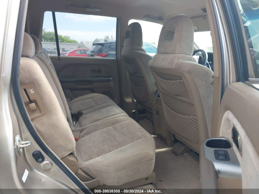 2005 Honda Pilot Ex VIN: 5FNYF184X5B019324 Lot: 39538305